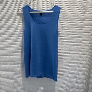Sak’s Fifth Avenue Blue Sleeveless Women's Top